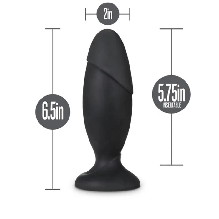 Blush Novelties Anal Adventures - Platinum - Silicone Rocket Plug - Black | Anal Blush Novelties Anal Adventures - Platinum - Silicone Rocket Plug - Black | Anal