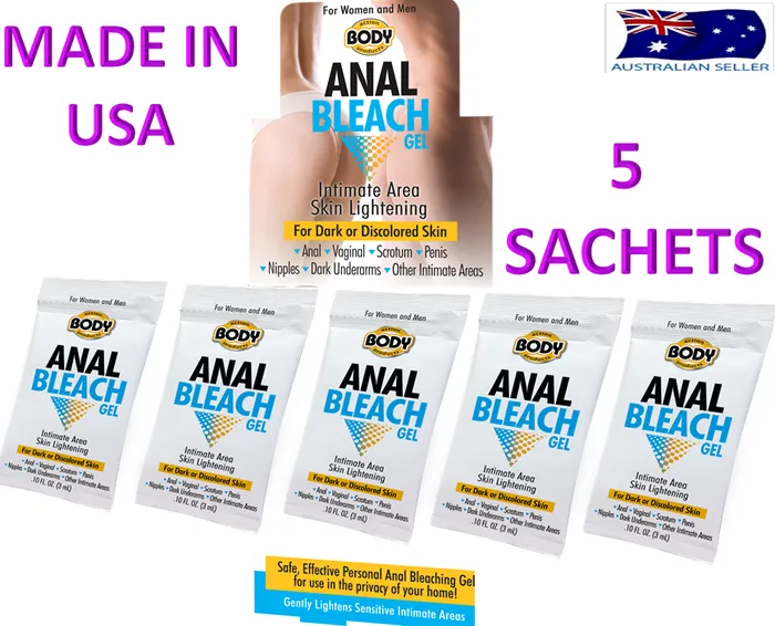 Body Action Concentrated Whitening Gel Intimate Skin Lightening  5 Sachets | Body actions Female Sex Toys