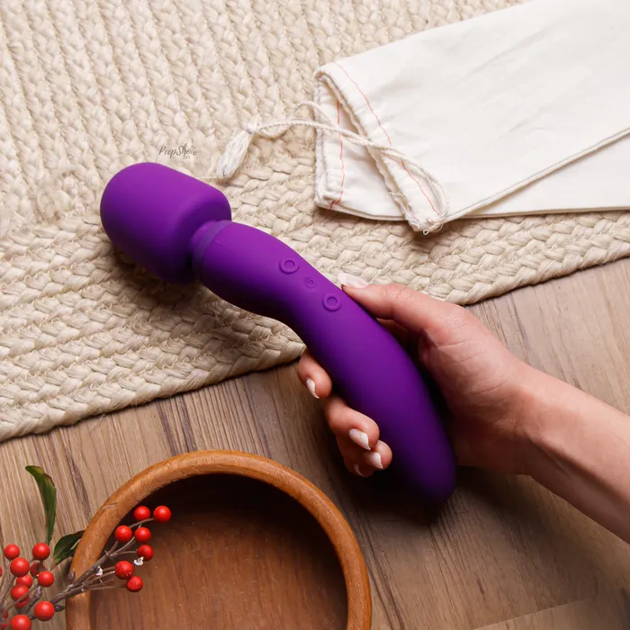 Female Sex Toys Blush Novelties Wellness Dual Sense 2in1 Wand Vibrator
