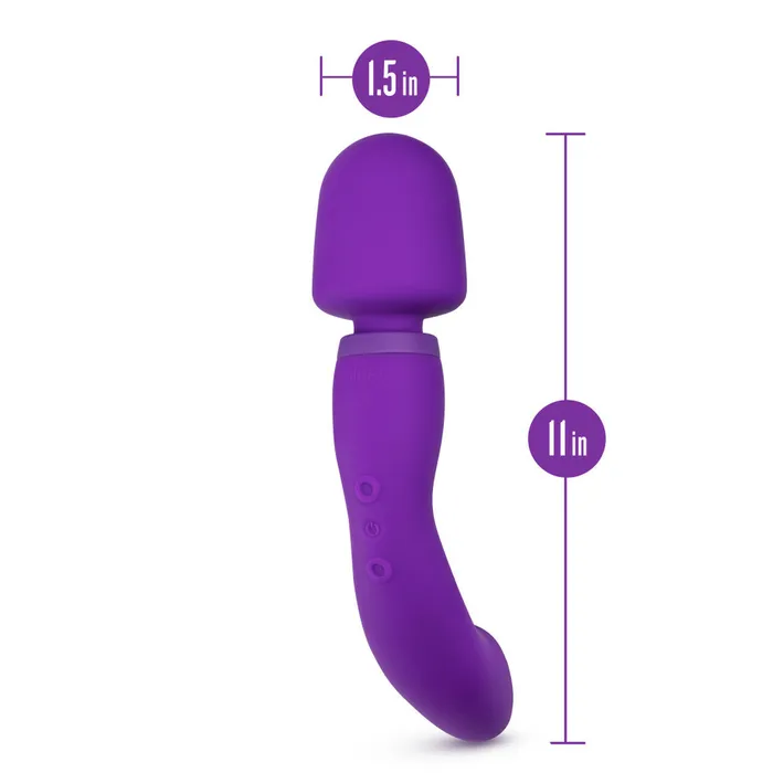 Female Sex Toys Blush Novelties Wellness Dual Sense 2in1 Wand Vibrator
