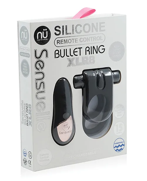 Sensuelle Silicone Remote Control Xlr8 Turbo Boost Cock Ring Novel Creations Usa INC Male Sex Toys Sensuelle Silicone Remote Control Xlr8 Turbo Boost Cock Ring Novel Creations Usa INC Male Sex Toys