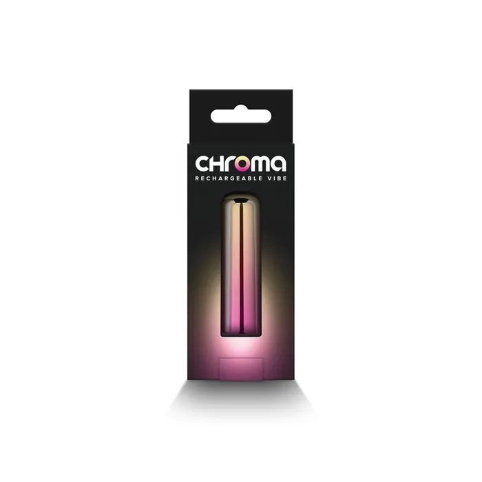 Vibrators NS Novelties Chroma Sunrise Small Metallic PinkGold 68 cm USB Rechargeable Bullet Vibrators NS Novelties Chroma Sunrise Small Metallic PinkGold 68 cm USB Rechargeable Bullet