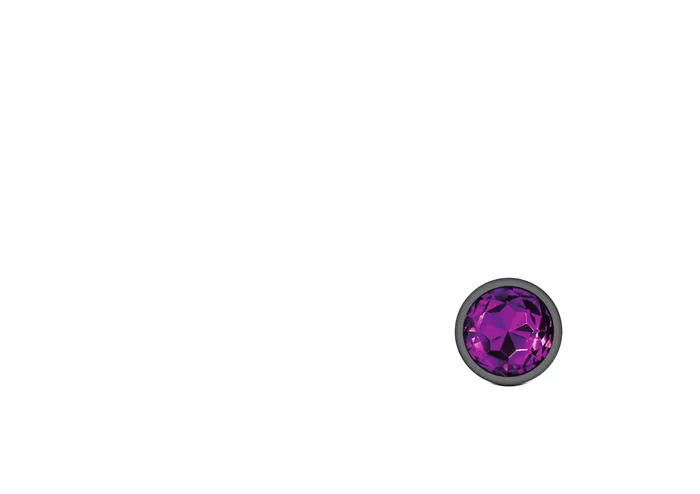 Anal Viben Cheeky Charms Gunmetal Metal Butt Plug Round Deep Purple Large Anal Viben Cheeky Charms Gunmetal Metal Butt Plug Round Deep Purple Large