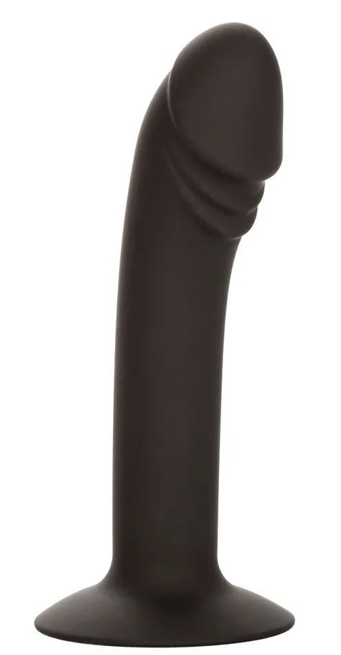 CalExotics Anal Silicone Curved Anal Stud Black CalExotics Anal Silicone Curved Anal Stud Black