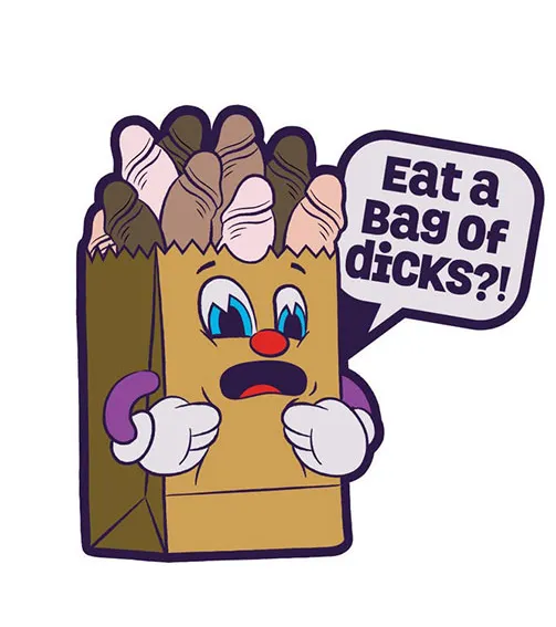 Anal Wood Rocket WoodRocket Eat A Bag of Dicks Fuck Buddies Pin