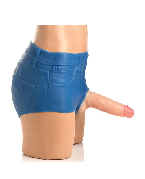 Strap U Booty Shorts 6 Silicone Dildo StrapOn Harness XR Brands Female Sex Toys Strap U Booty Shorts 6 Silicone Dildo StrapOn Harness XR Brands Female Sex Toys